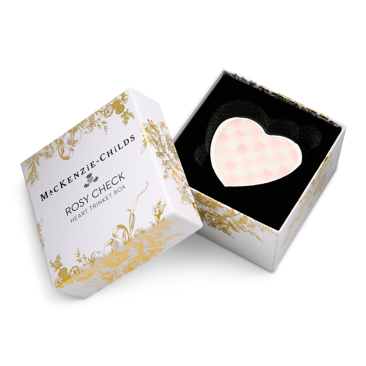 Rosy Check Heart Trinket Box - Image 5