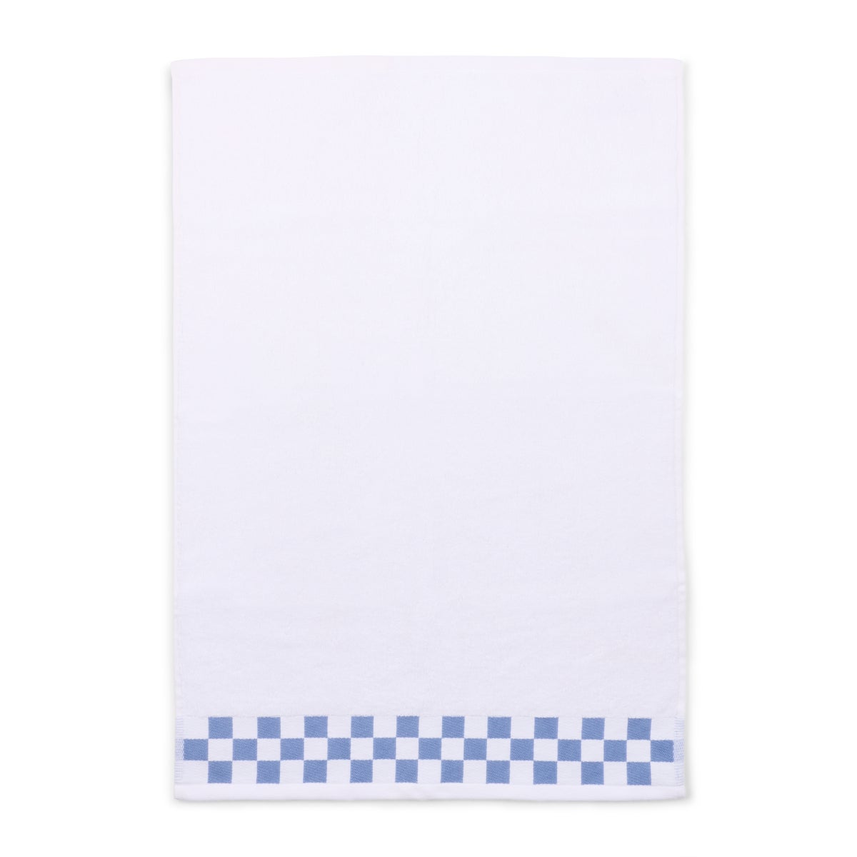 Hand Towel with French Blue Check Border - Image 3