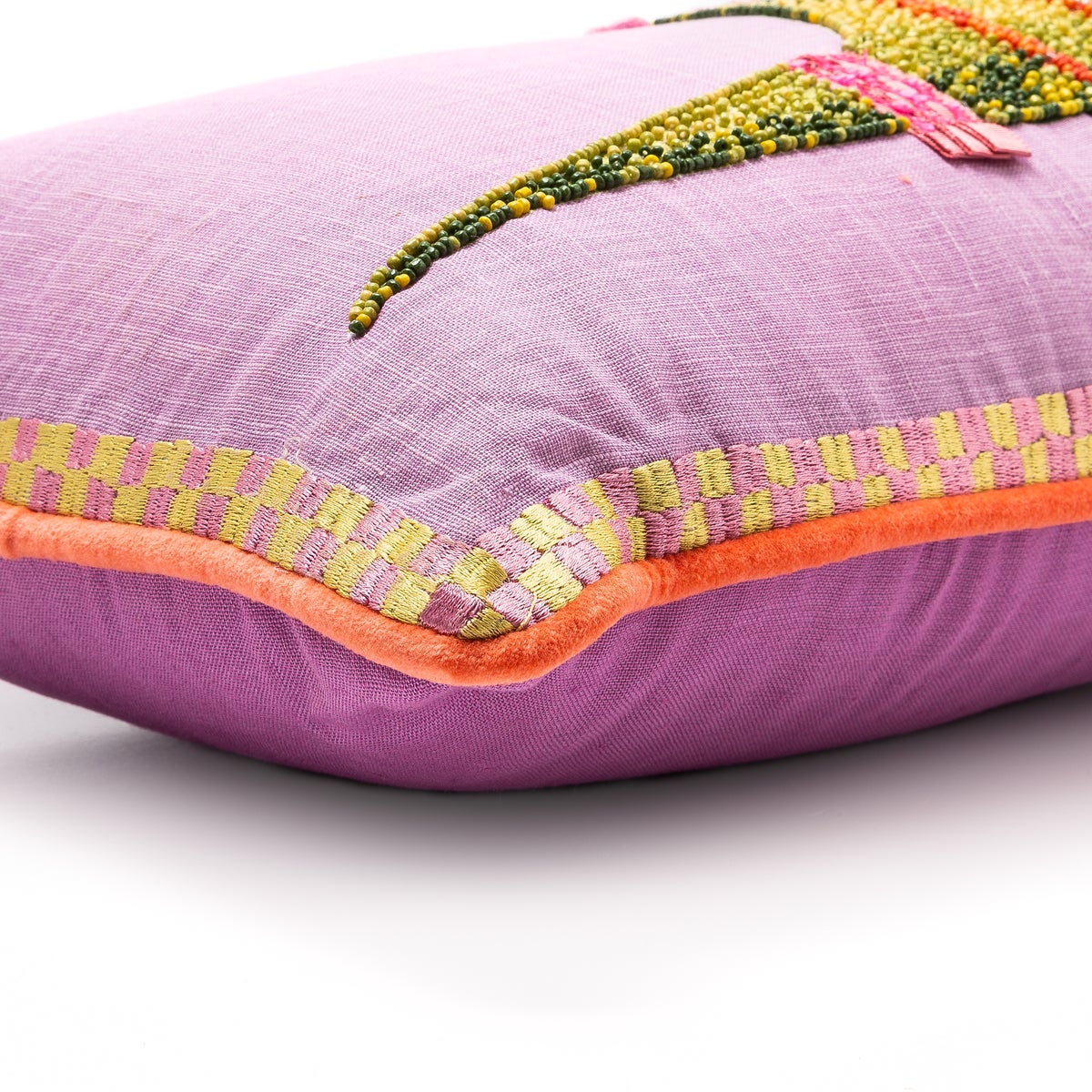 Patience Brewster Gloria Alligator Lumbar Pillow - Image 4