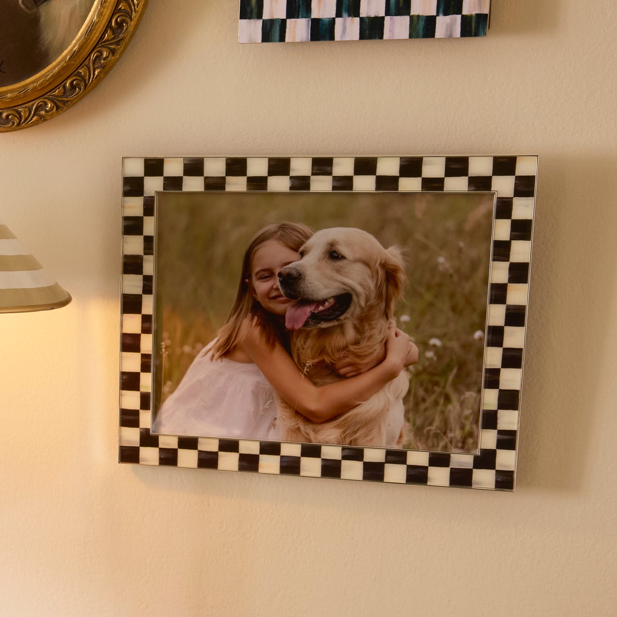 Courtly Check Silver Plated 8" x 10" Frame - Image 2