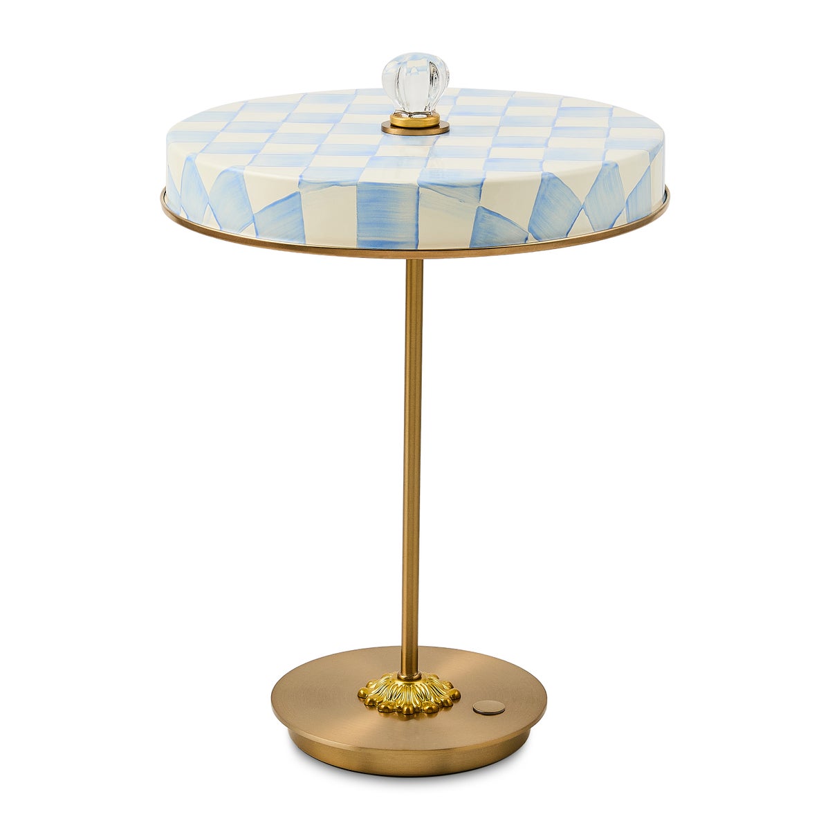 Sky Check LED Rechargeable Disk Table Lamp