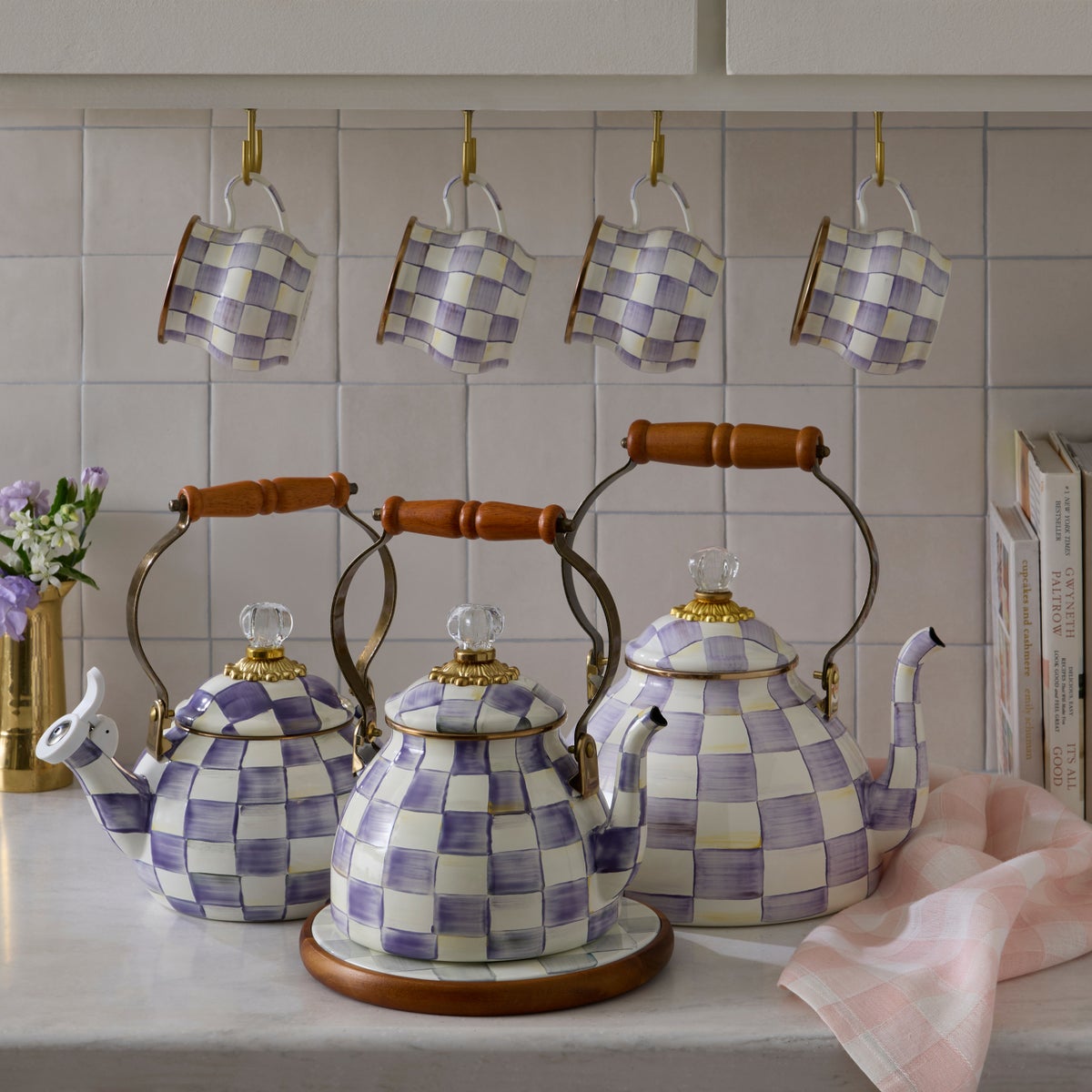 Violet Check Mug - Image 7