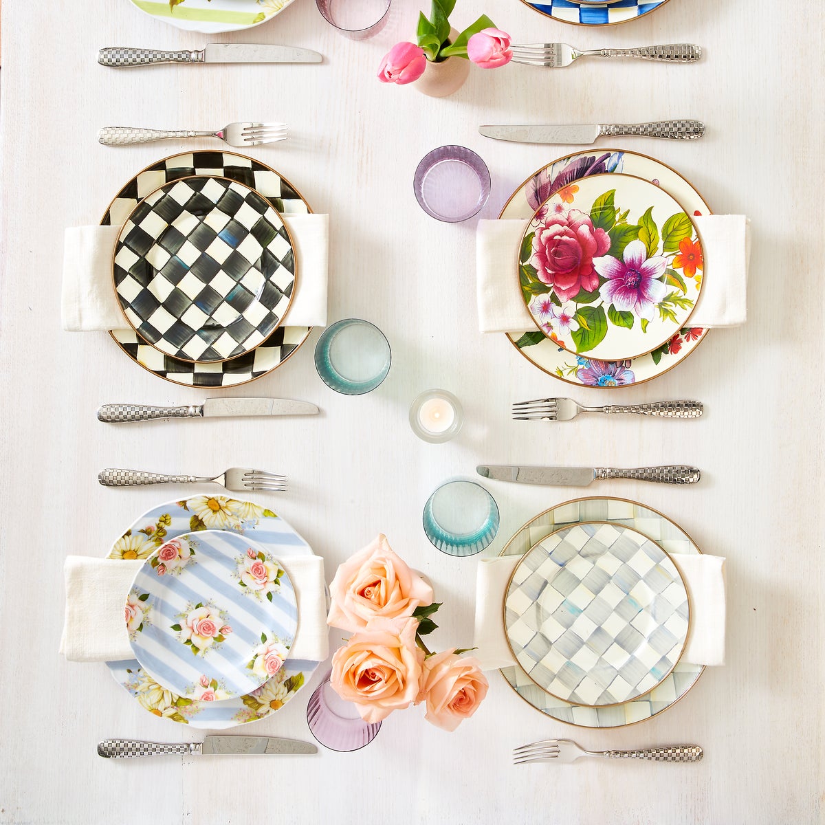 Courtly Check Salad/Dessert Plate - Image 8
