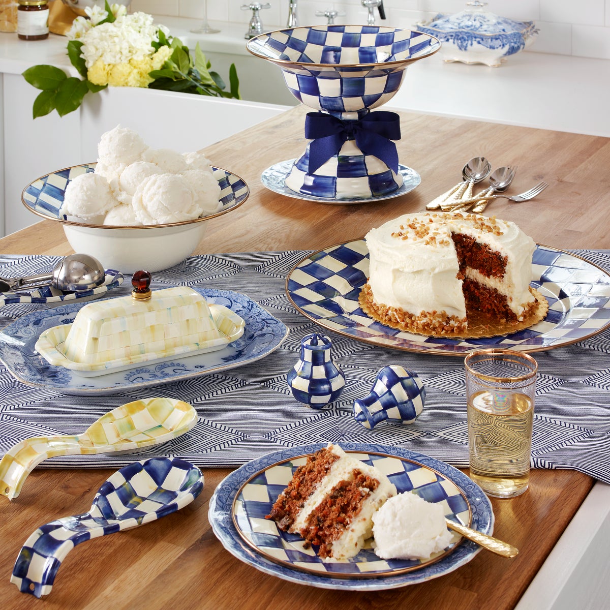 Royal Check Serving Platter - Image 2
