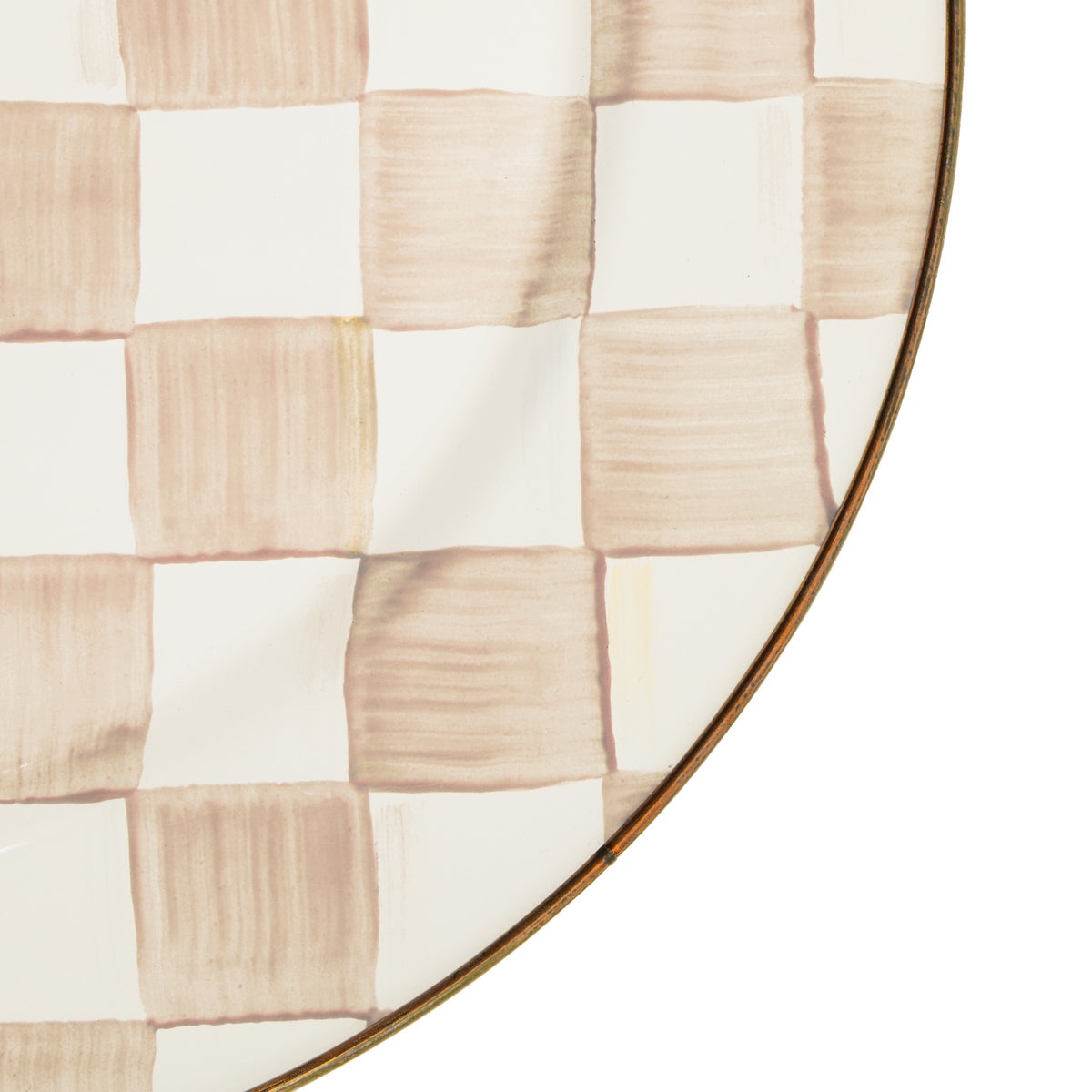 Mocha Check Serving Platter - Image 3