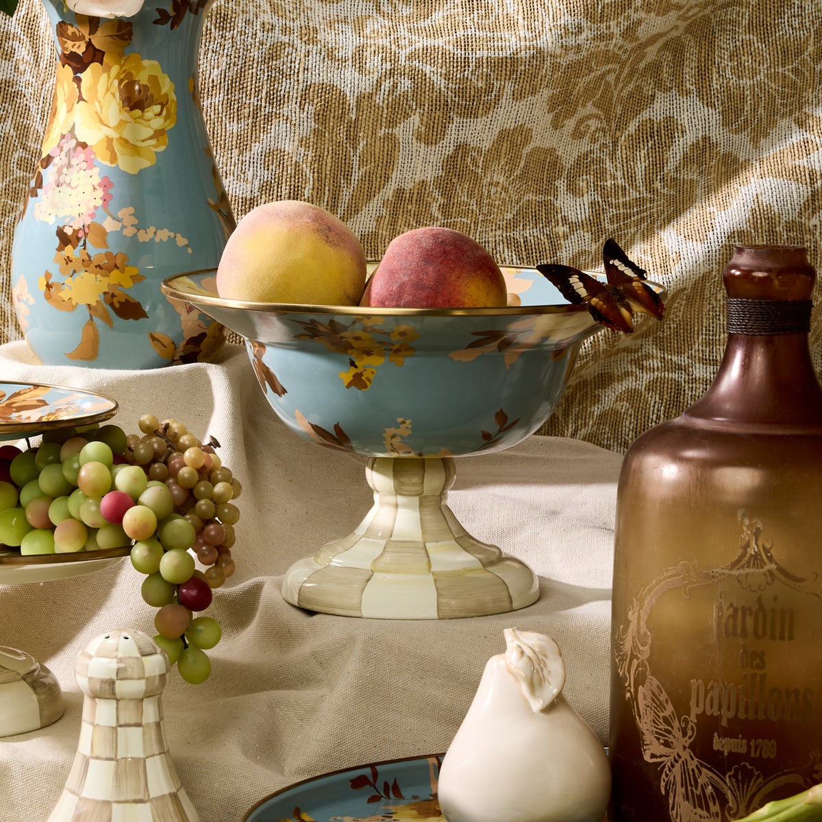 Wild Rose Slate Large Compote - Image 2