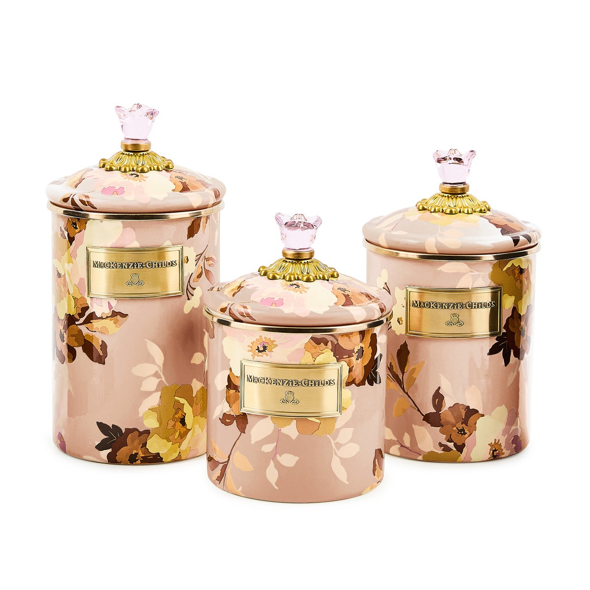 Wild Rose Mauve Medium Canister - Image 3