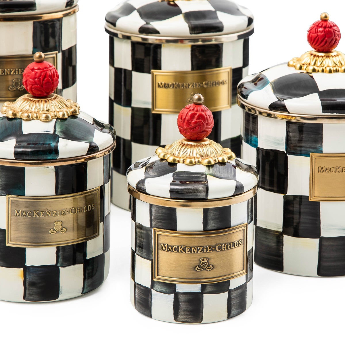 Courtly Check Medium Canister - Image 3