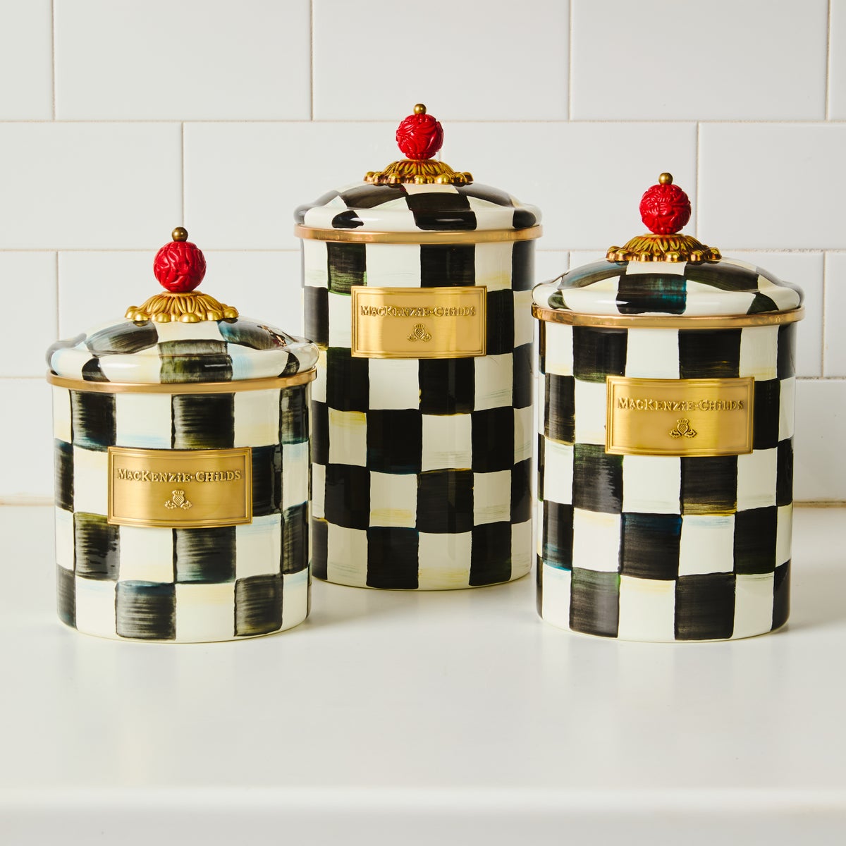 Courtly Check Medium Canister - Image 6
