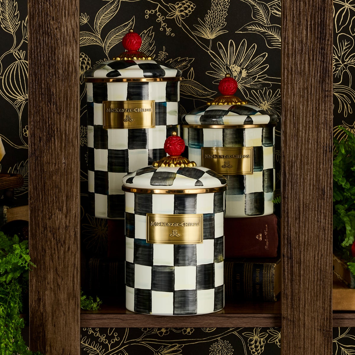 Courtly Check Canisters, Set of 3 - Image 7