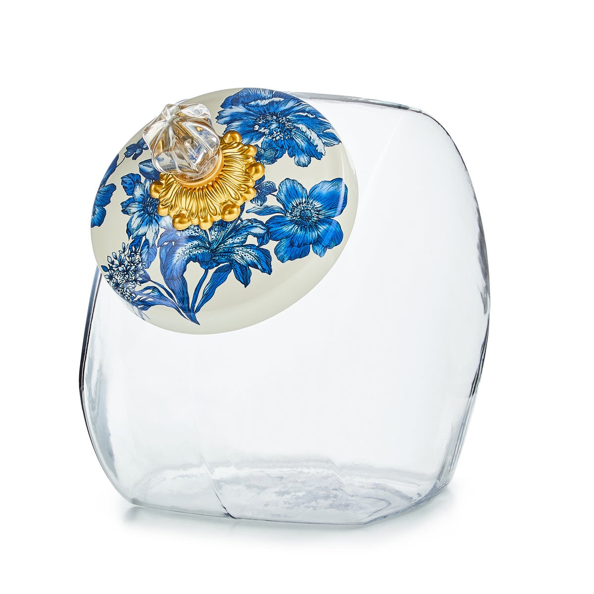 Cookie Jar with Royal English Garden Lid