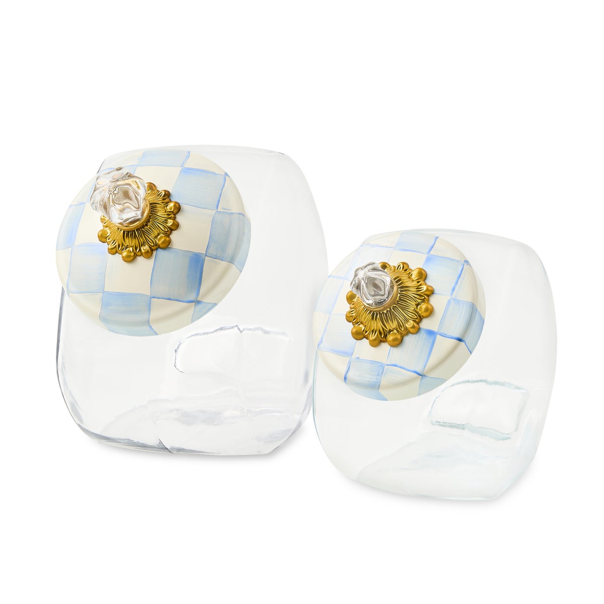 Cookie Jar with Sky Check Lid - Image 5