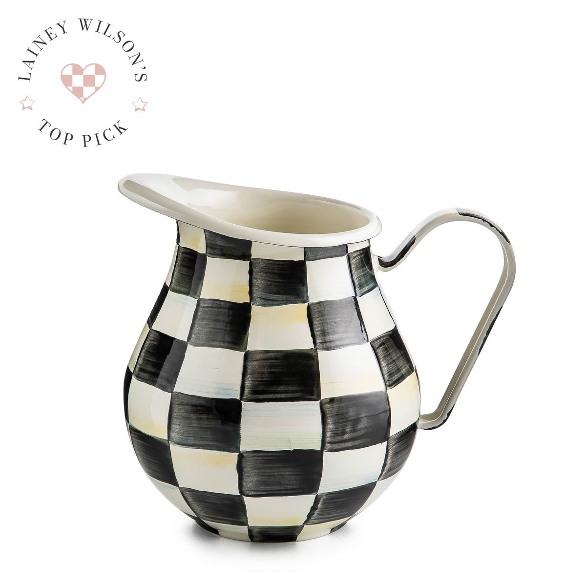 Courtly Check Pitcher