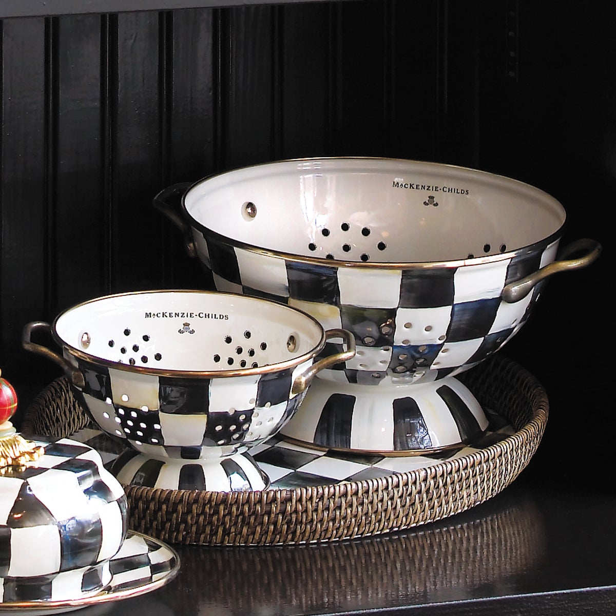 Courtly Check Large Colander - Image 2