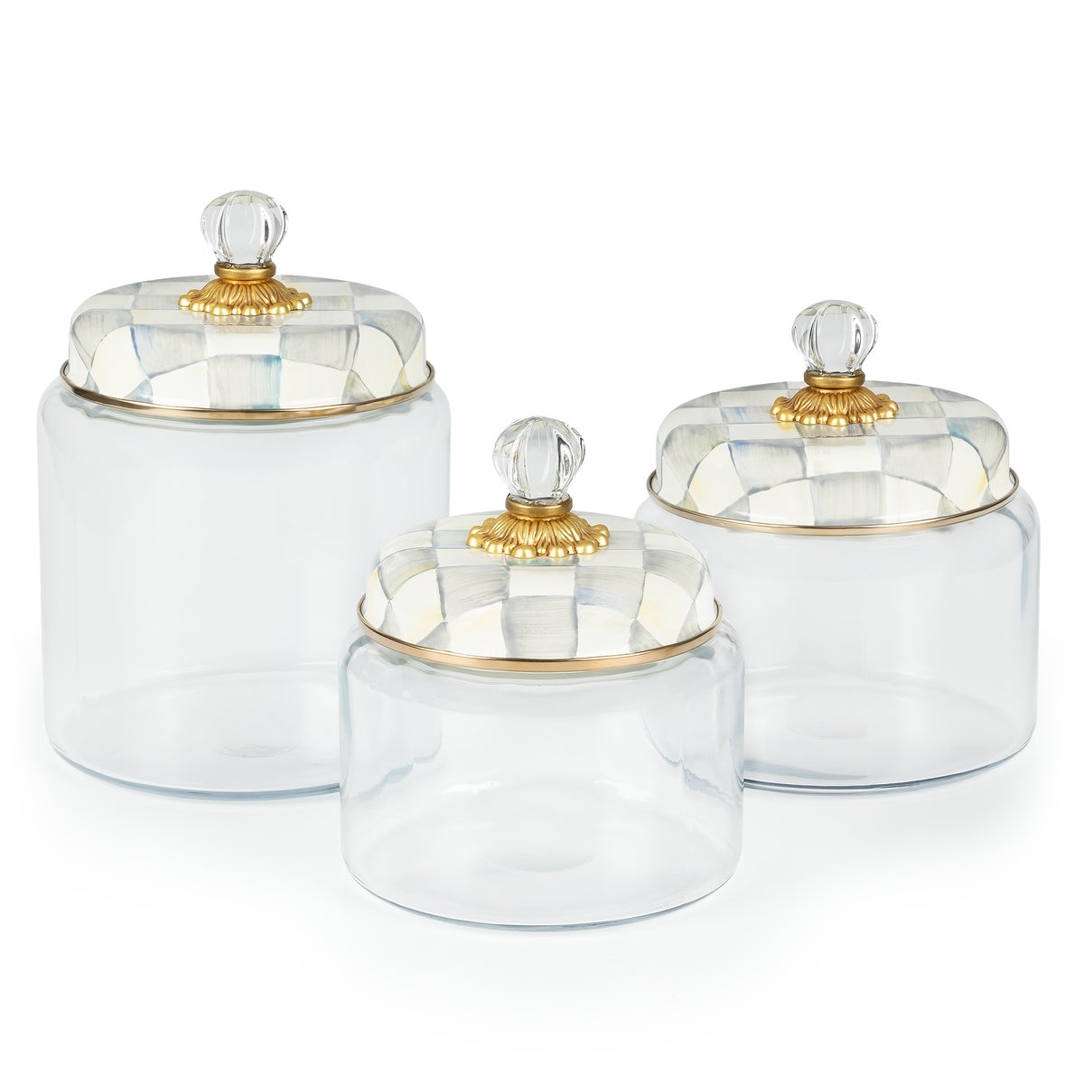 Sterling Check Small Kitchen Canister - Image 3