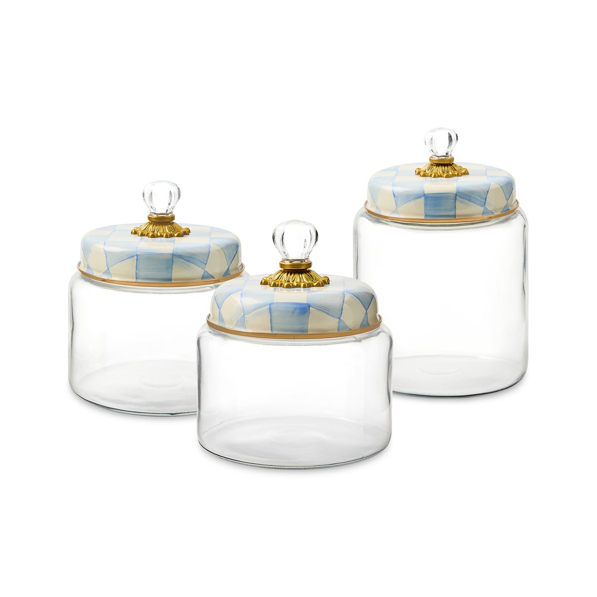 Sky Check Medium Kitchen Canister - Image 3