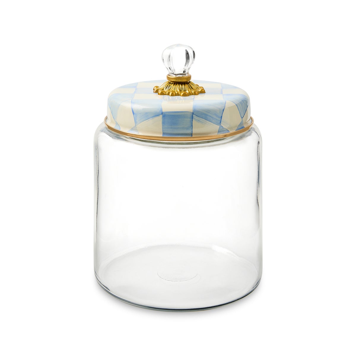 Sky Check Large Kitchen Canister