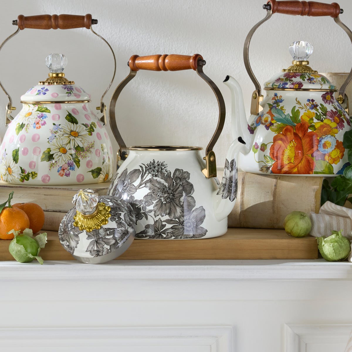 Sterling English Garden 2 Quart Tea Kettle - Image 5