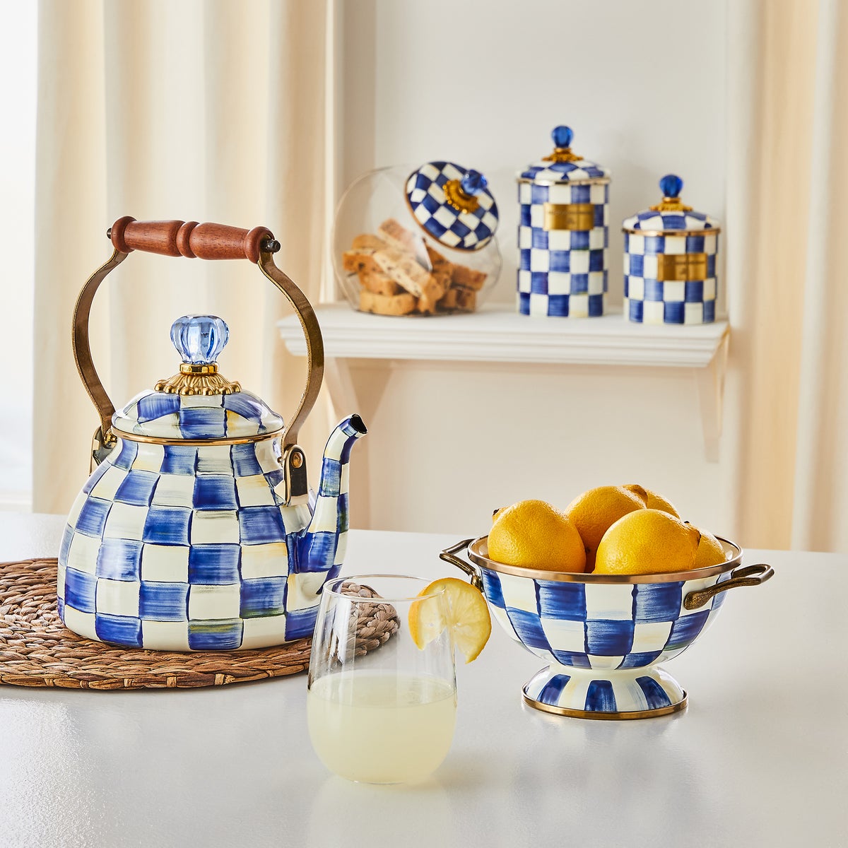 Royal Check 2 Quart Tea Kettle - Image 7