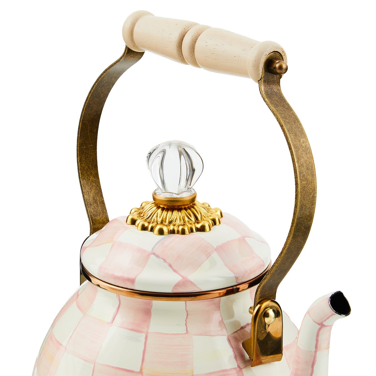 Rosy Check 2 Quart Tea Kettle - Image 4