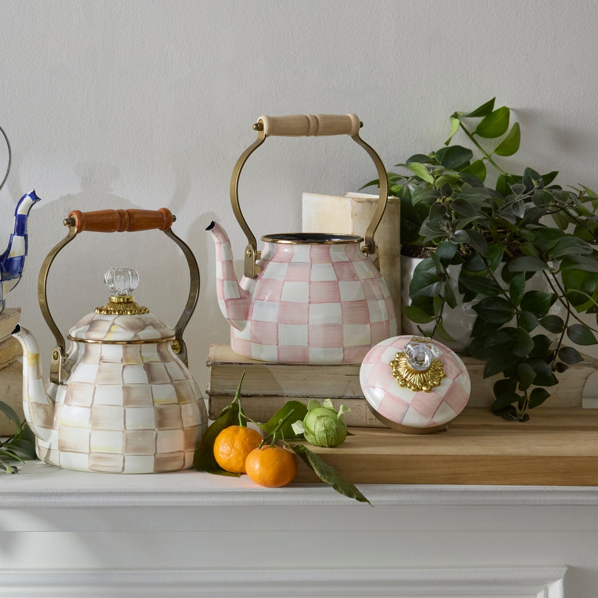 Rosy Check 2 Quart Tea Kettle - Image 7