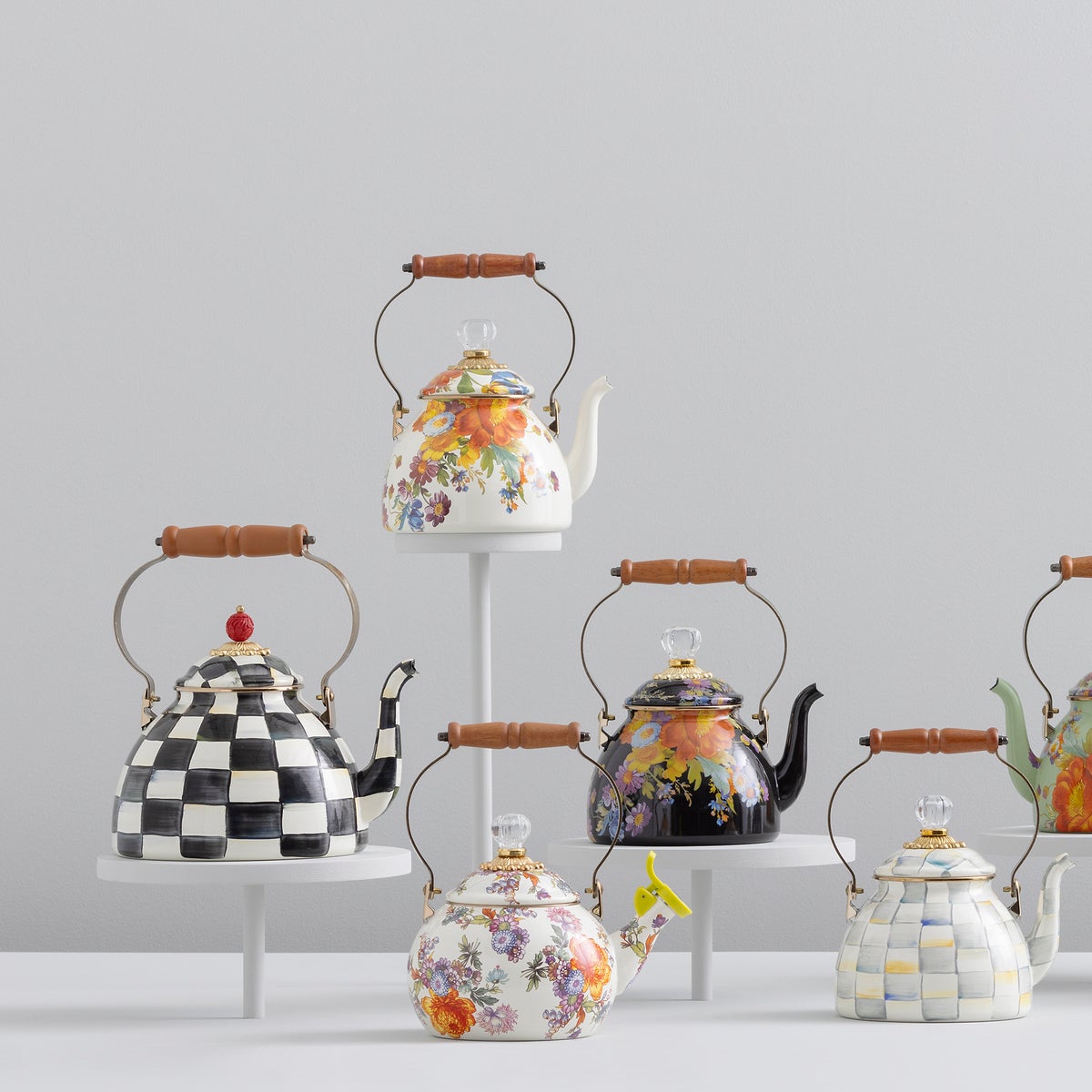 Courtly Check Whistling Tea Kettle - Image 4