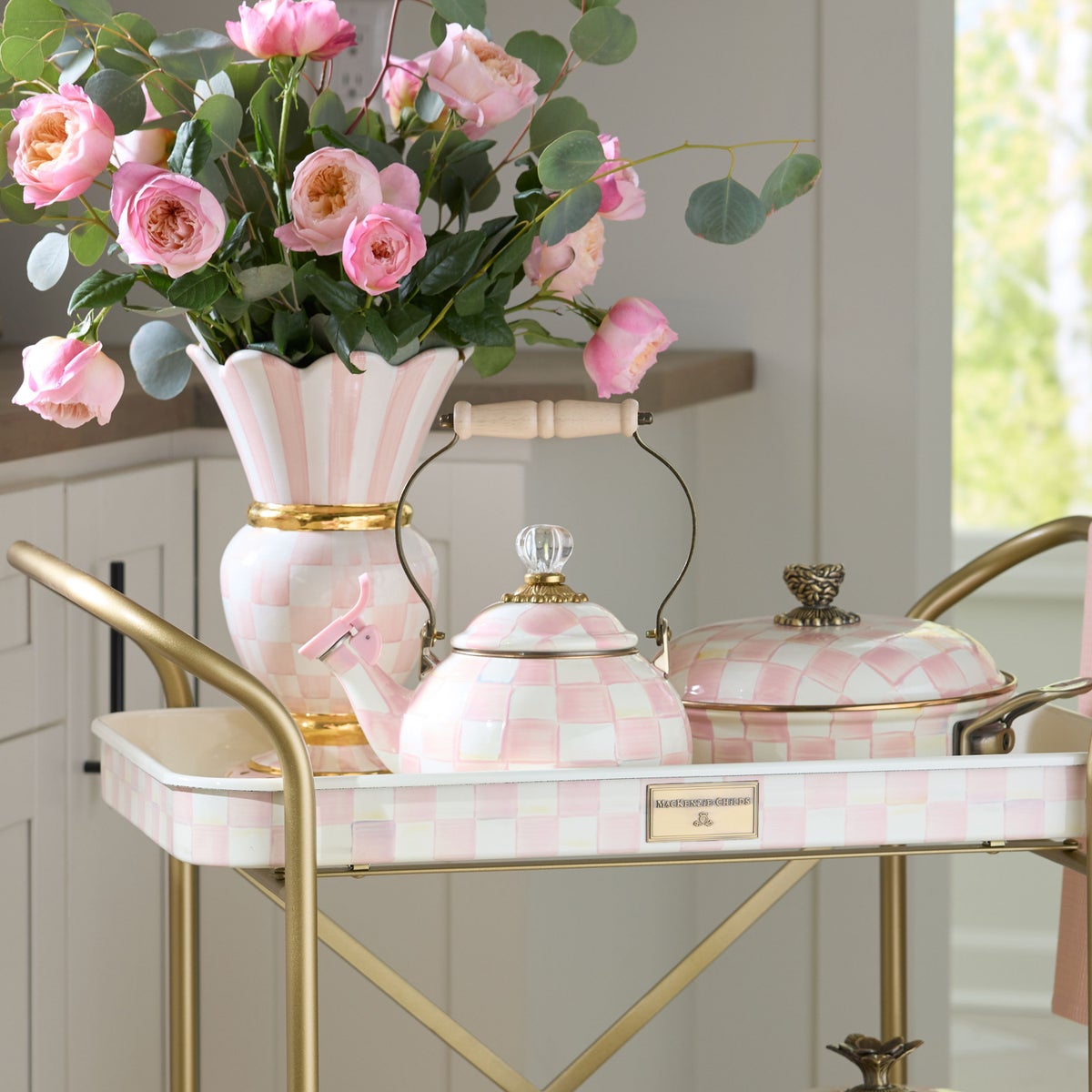 Rosy Check Whistling Tea Kettle - Image 5