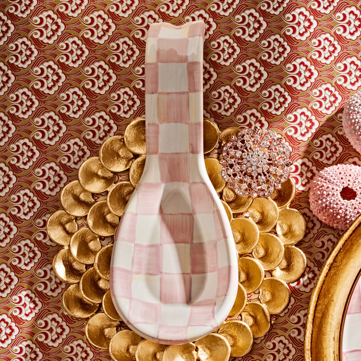 Rosy Check Spoon Rest - Image 5
