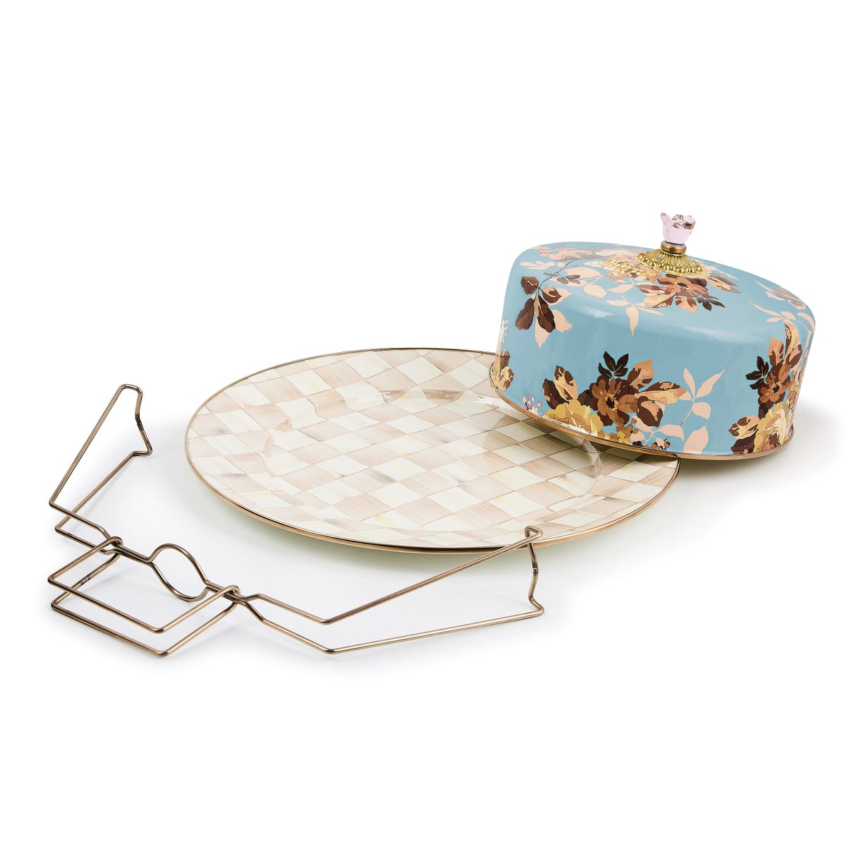 Wild Rose Slate Cake Carrier - Image 3