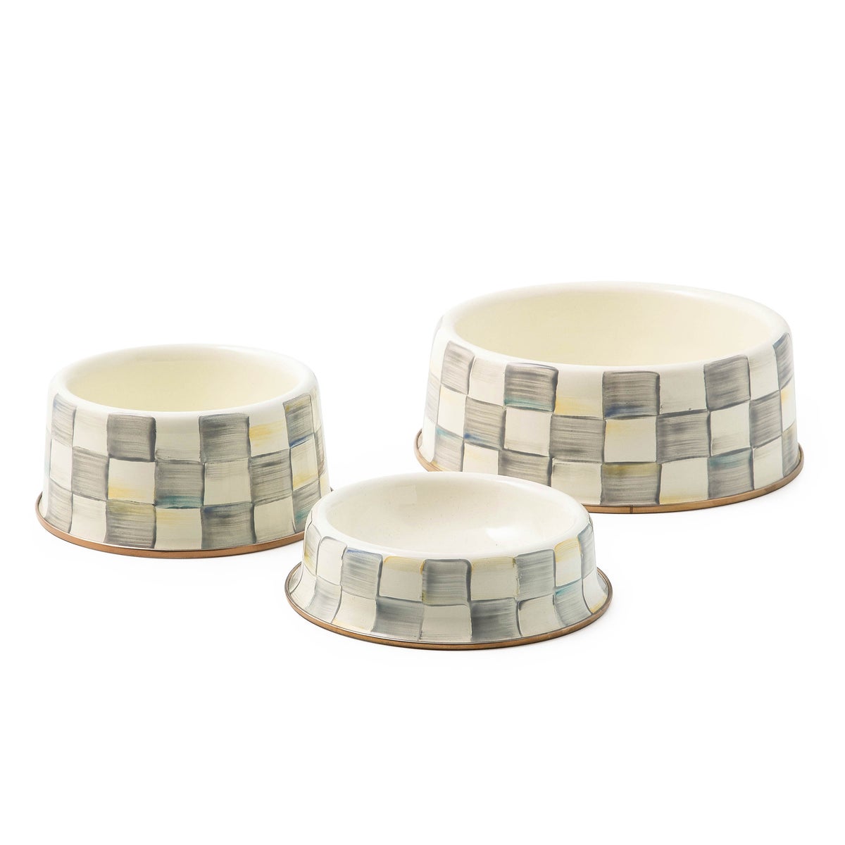 Sterling Check Medium Pet Dish - Image 2