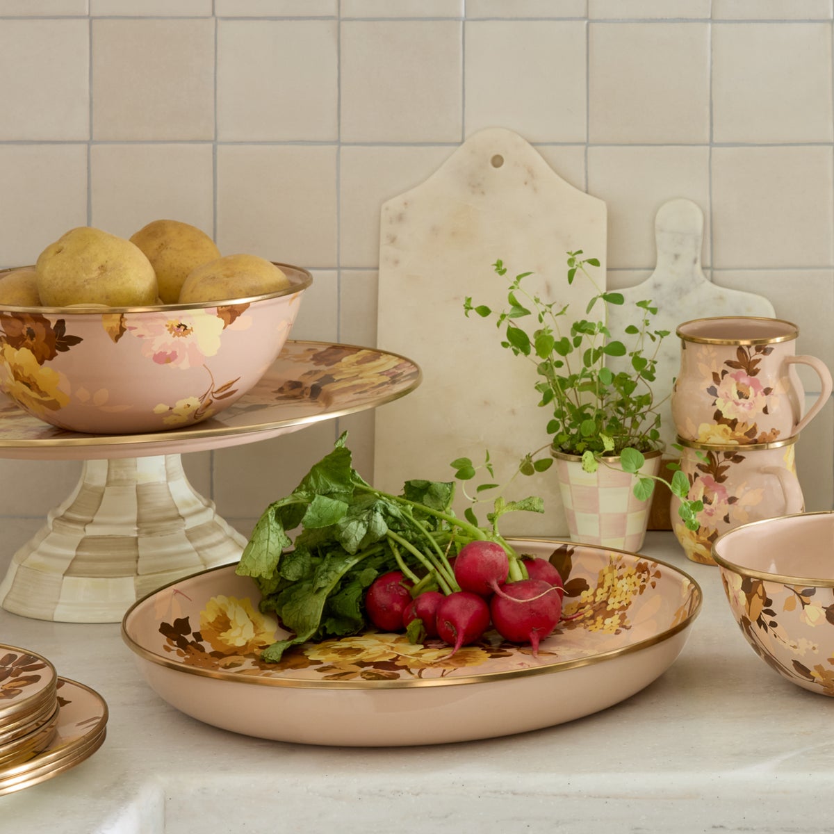 Wild Rose Mauve Abundant Bowl - Image 2