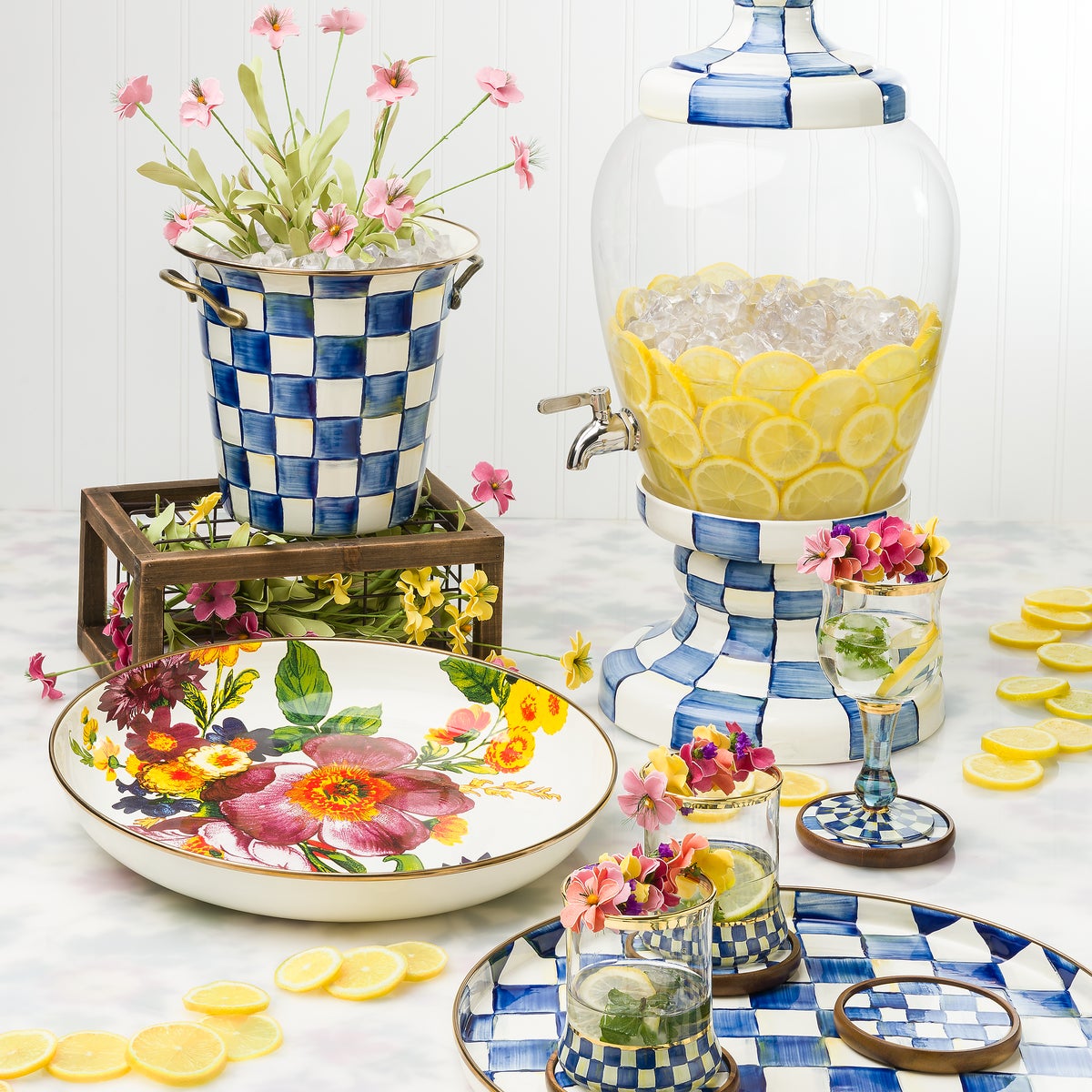White Flower Market Abundant Bowl - Image 3