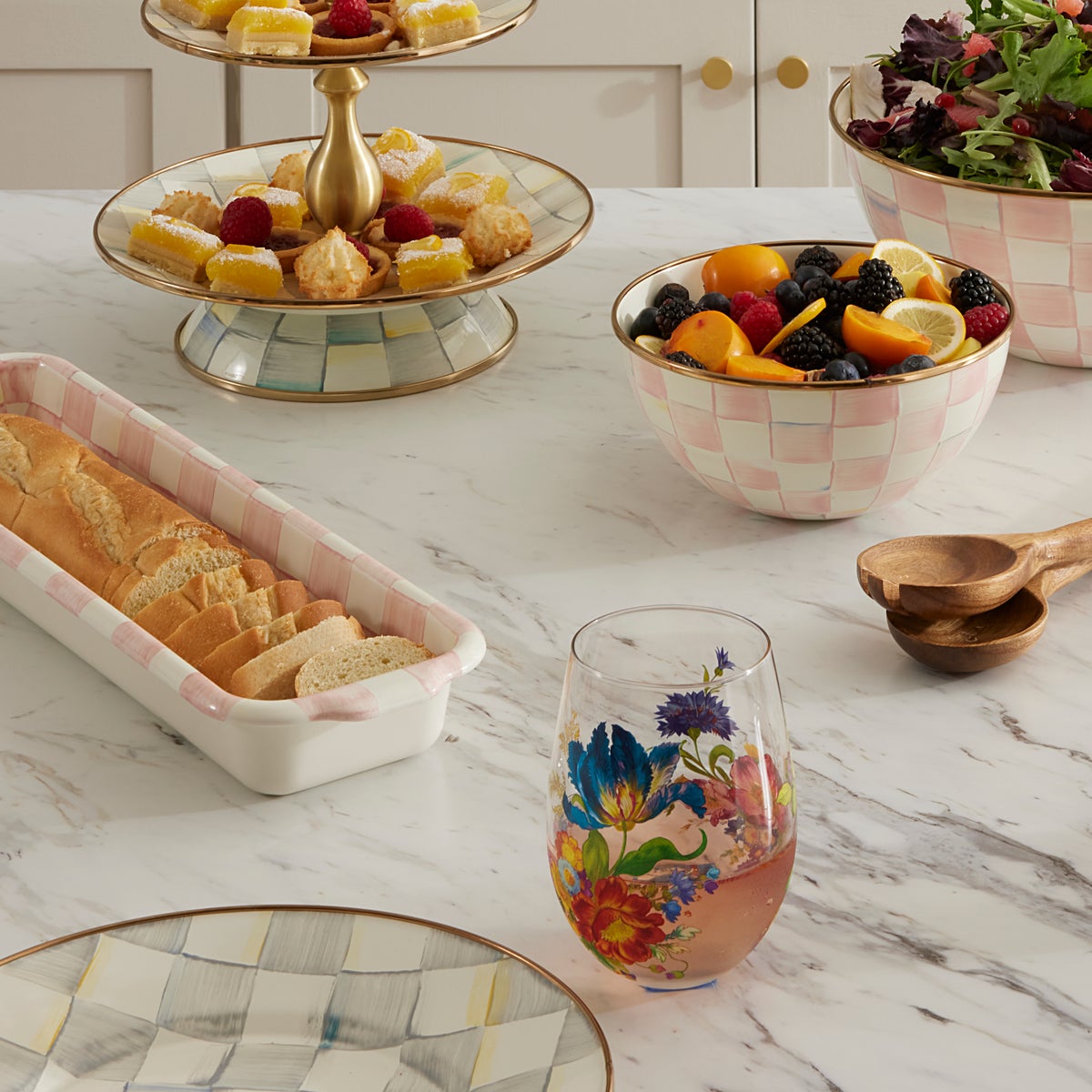 Rosy Check Baguette Dish - Image 2