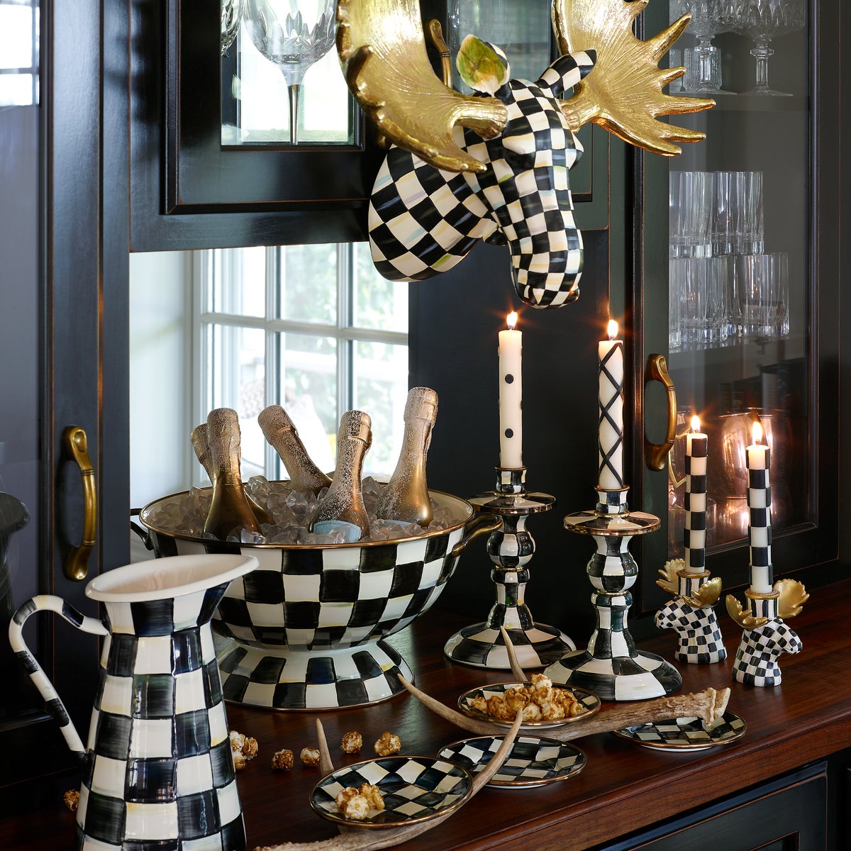 Courtly Check Appetizer Plates, Set of 4 - Image 8